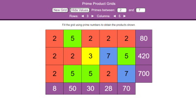 Prime Product Grids thumbnail